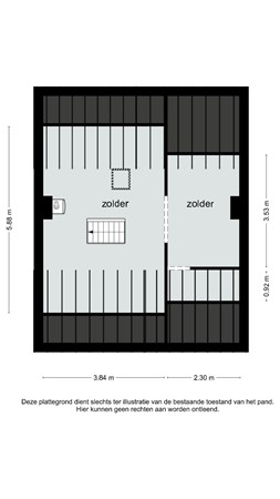 Floorplan - Hertogstraat 64, 6441 HD Brunssum